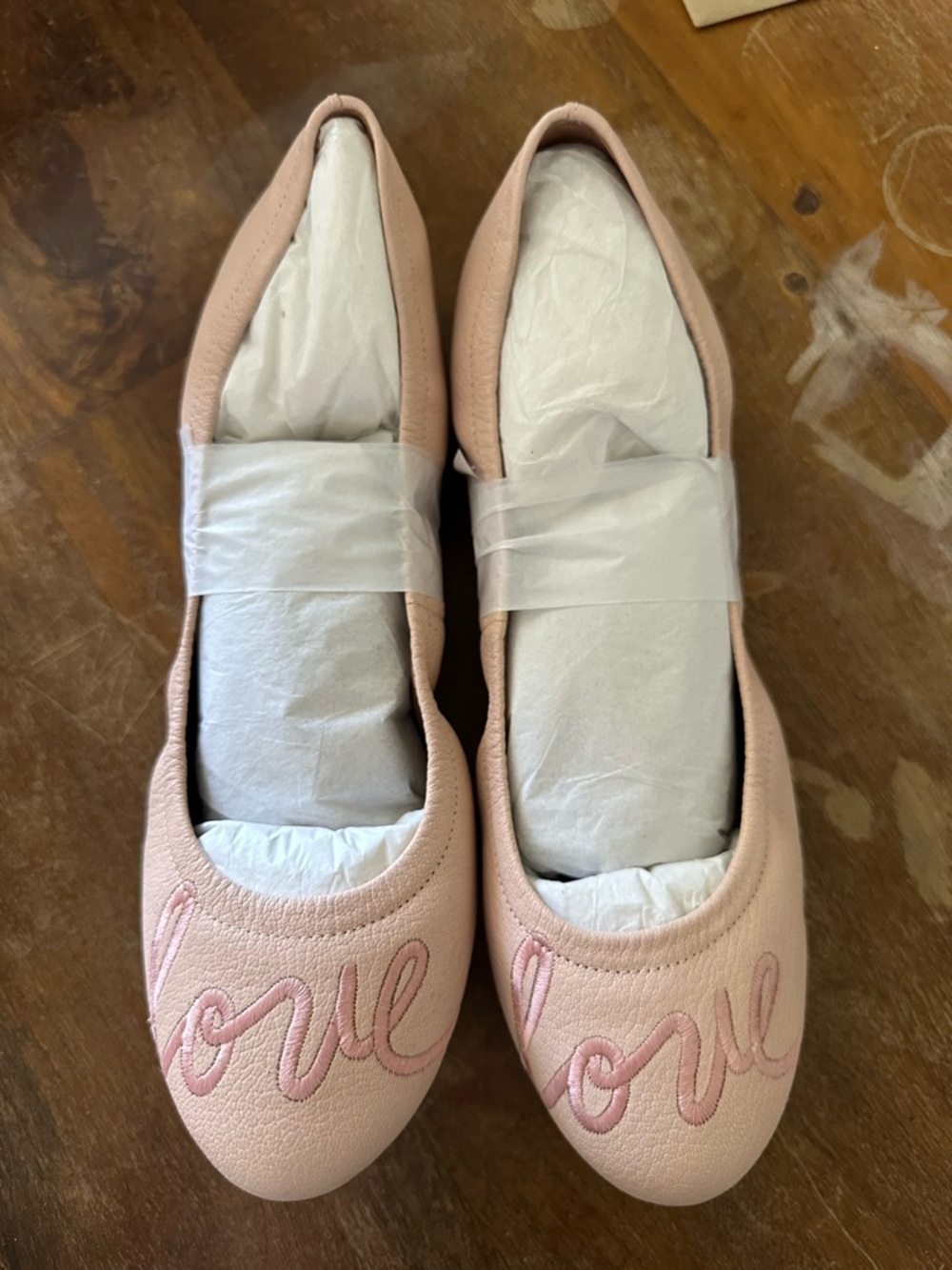 Ed by Ellen Langston‎ Women’s Pink Love Ballet Flats 8.5